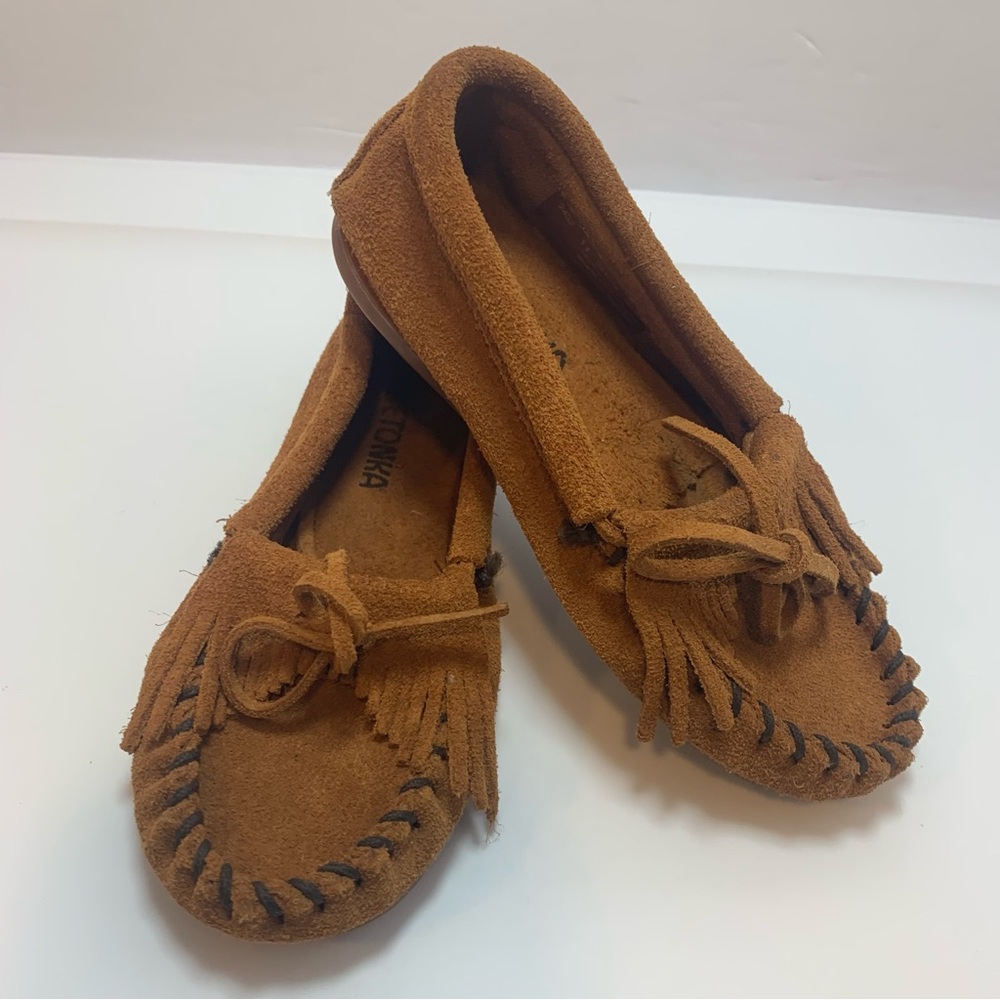 MINNETONKA flat‎ shoes leather upper size 11